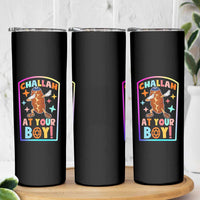 Hanukkah Challah At Ya Boy Skinny Tumbler Funny Holiday Gift - Wonder Print Shop