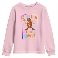 Hanukkah Challah At Ya Boy Youth Sweatshirt Funny Holiday Gift - Wonder Print Shop