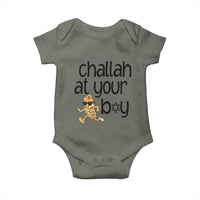 Festival Of Lights Gift Baby Onesie Hanukkah Challah At Ya Boy - Wonder Print Shop