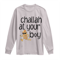 Festival Of Lights Gift Long Sleeve Shirt Hanukkah Challah At Ya Boy - Wonder Print Shop
