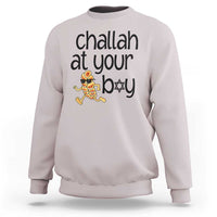 Festival Of Lights Gift Sweatshirt Hanukkah Challah At Ya Boy - Wonder Print Shop