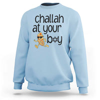 Festival Of Lights Gift Sweatshirt Hanukkah Challah At Ya Boy - Wonder Print Shop