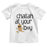 Festival Of Lights Gift Toddler T Shirt Hanukkah Challah At Ya Boy - Wonder Print Shop