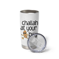 Festival Of Lights Gift Tumbler Cup Hanukkah Challah At Ya Boy - Wonder Print Shop