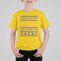 Funny Ugly Hanukkah T Shirt For Kid Deck The Halls With Matzo Balls Jewish Gift - Wonder Print Shop