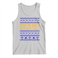 Funny Ugly Hanukkah Tank Top Deck The Halls With Matzo Balls Jewish Gift - Wonder Print Shop