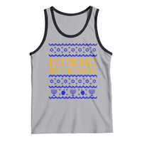 Funny Ugly Hanukkah Tank Top Deck The Halls With Matzo Balls Jewish Gift - Wonder Print Shop