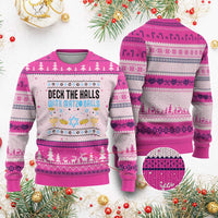 Deck The Halls With Matzo Balls Ugly Christmas Sweater Funny Ugly Jewish Holiday Gift - Wonder Print Shop