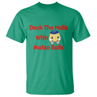 Deck The Halls With Matzo Balls T Shirt Religious Jewish Holiday Gift - Wonder Print Shop