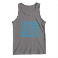 Funny Hanukkah Tank Top Im Just Here For The Matzo Balls Jewish Gift - Wonder Print Shop