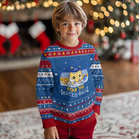 Im Just Here For The Matzo Balls Hanukkah Ugly Sweater Funny Jewish Holiday Gift - Wonder Print Shop