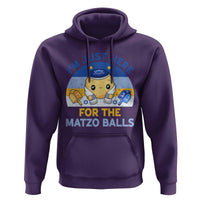 Im Just Here For The Matzo Balls Hoodie Funny Jewish Holiday Gift - Wonder Print Shop
