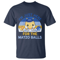 Im Just Here For The Matzo Balls T Shirt Funny Jewish Holiday Gift - Wonder Print Shop