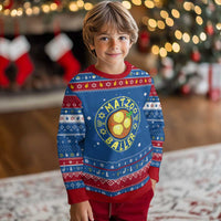 Funny Food Lover Gift Hanukkah Ugly Sweater Matzo Baller - Wonder Print Shop