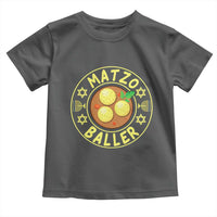 Funny Hanukkah Food Lover Gift Toddler T Shirt Matzo Baller - Wonder Print Shop