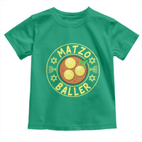Funny Hanukkah Food Lover Gift Toddler T Shirt Matzo Baller - Wonder Print Shop