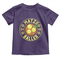 Funny Hanukkah Food Lover Gift Toddler T Shirt Matzo Baller - Wonder Print Shop