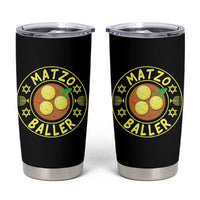 Funny Hanukkah Food Lover Gift Tumbler Cup Matzo Baller - Wonder Print Shop