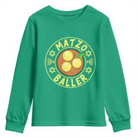 Funny Hanukkah Food Lover Gift Youth Sweatshirt Matzo Baller - Wonder Print Shop