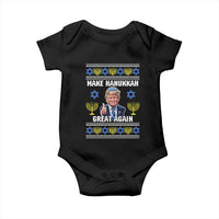 Make Hanukkah Great Again Baby Onesie Funny Ugly Jewish Holiday Gift - Wonder Print Shop