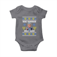 Make Hanukkah Great Again Baby Onesie Funny Ugly Jewish Holiday Gift - Wonder Print Shop