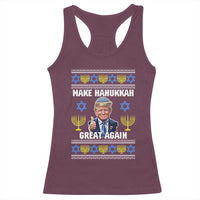 Make Hanukkah Great Again Racerback Tank Top Funny Ugly Jewish Holiday Gift - Wonder Print Shop