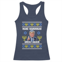 Make Hanukkah Great Again Racerback Tank Top Funny Ugly Jewish Holiday Gift - Wonder Print Shop