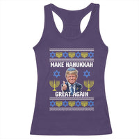 Make Hanukkah Great Again Racerback Tank Top Funny Ugly Jewish Holiday Gift - Wonder Print Shop