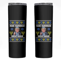 Make Hanukkah Great Again Skinny Tumbler Funny Ugly Jewish Holiday Gift - Wonder Print Shop