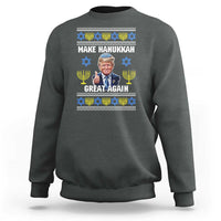 Make Hanukkah Great Again Sweatshirt Funny Ugly Jewish Holiday Gift - Wonder Print Shop