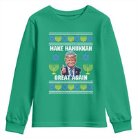 Make Hanukkah Great Again Youth Sweatshirt Funny Ugly Jewish Holiday Gift - Wonder Print Shop