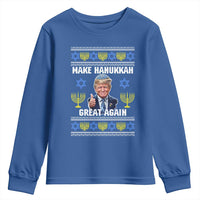 Make Hanukkah Great Again Youth Sweatshirt Funny Ugly Jewish Holiday Gift - Wonder Print Shop