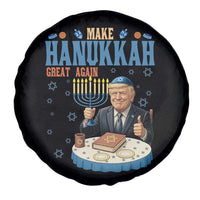 Funny Jewish Holiday Spare Tire Cover Make Hanukkah Great Again Ugly Gift - Wonder Print Shop