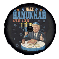 Funny Jewish Holiday Spare Tire Cover Make Hanukkah Great Again Ugly Gift - Wonder Print Shop