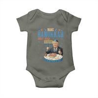 Funny Jewish Holiday Baby Onesie Make Hanukkah Great Again Ugly Gift - Wonder Print Shop