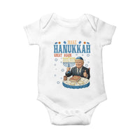 Funny Jewish Holiday Baby Onesie Make Hanukkah Great Again Ugly Gift - Wonder Print Shop