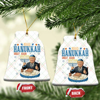 Funny Jewish Holiday Ceramic Ornament Make Hanukkah Great Again Ugly Gift - Wonder Print Shop