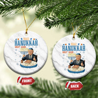 Funny Jewish Holiday Ceramic Ornament Make Hanukkah Great Again Ugly Gift - Wonder Print Shop