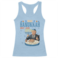 Funny Jewish Holiday Racerback Tank Top Make Hanukkah Great Again Ugly Gift - Wonder Print Shop
