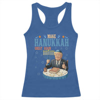 Funny Jewish Holiday Racerback Tank Top Make Hanukkah Great Again Ugly Gift - Wonder Print Shop