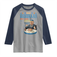 Funny Jewish Holiday Raglan Shirt Make Hanukkah Great Again Ugly Gift - Wonder Print Shop