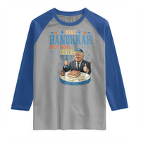 Funny Jewish Holiday Raglan Shirt Make Hanukkah Great Again Ugly Gift - Wonder Print Shop