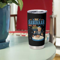Funny Jewish Holiday Tumbler Cup Make Hanukkah Great Again Ugly Gift - Wonder Print Shop