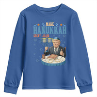 Funny Jewish Holiday Youth Sweatshirt Make Hanukkah Great Again Ugly Gift - Wonder Print Shop