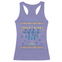 Funny Political Ugly Racerback Tank Top All I Want For Hanukkah Is A New President - Wonder Print Shop