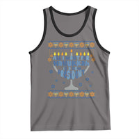 Funny Political Ugly Tank Top All I Want For Hanukkah Is A New President - Wonder Print Shop