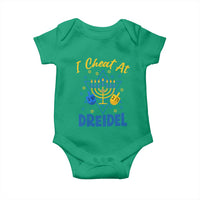 I Cheat At Dreidel Baby Onesie Funny Hanukkah Jewish Gift - Wonder Print Shop