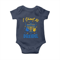 I Cheat At Dreidel Baby Onesie Funny Hanukkah Jewish Gift - Wonder Print Shop