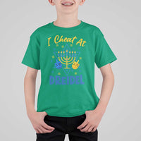 I Cheat At Dreidel T Shirt For Kid Funny Hanukkah Jewish Gift - Wonder Print Shop