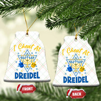 I Cheat At Dreidel Ceramic Ornament Funny Hanukkah Jewish Gift - Wonder Print Shop